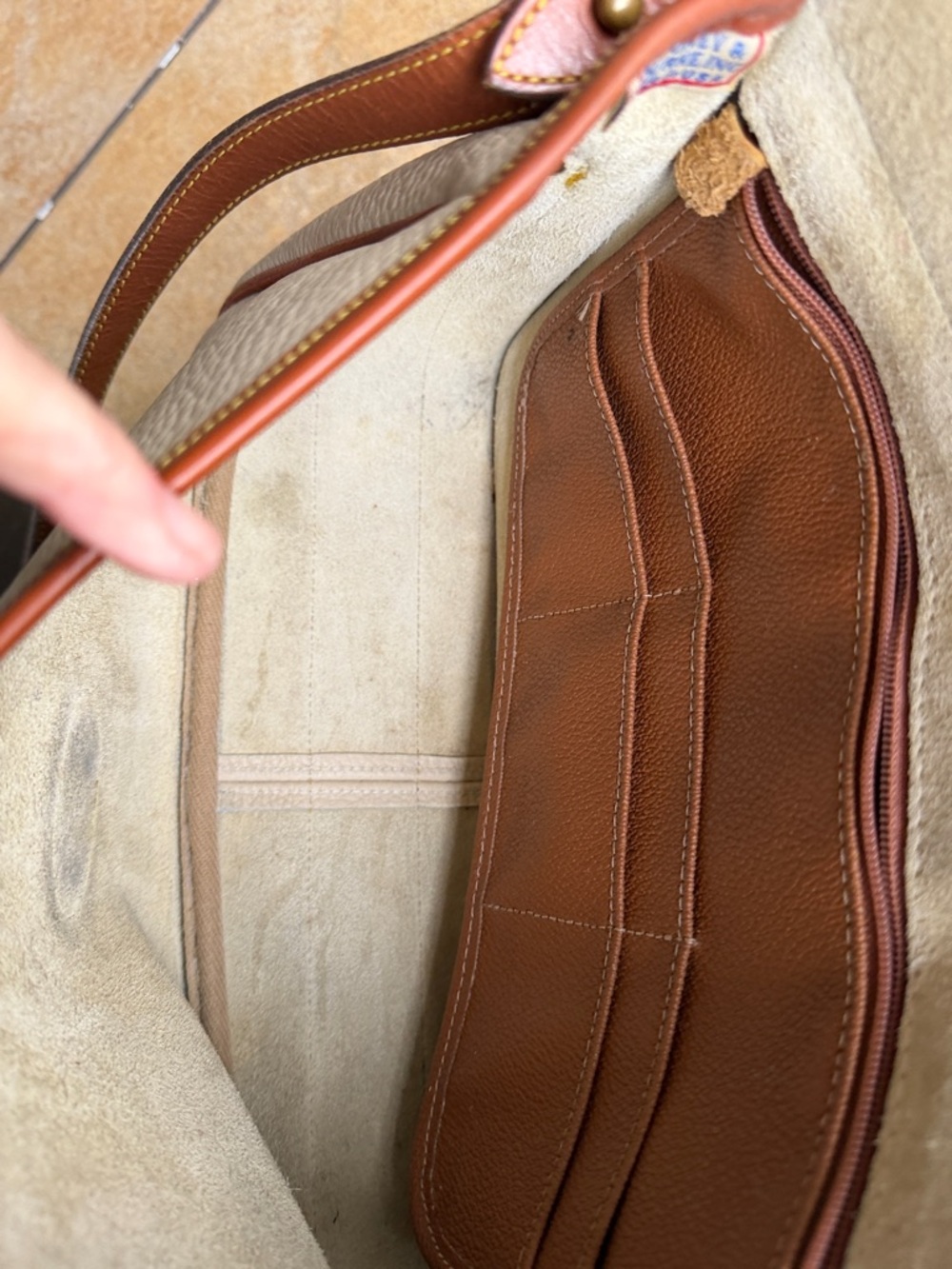 Dooney & Bourke Leather-Trim Crossbody Bag - Picture 6 of 8